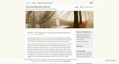 Desktop Screenshot of nicoledeufel.com